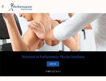 Tablet Screenshot of performance-physio.com